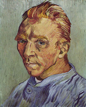 vincent-van-gogh-Self-Portrait Without Beard