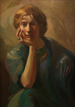 Portrait of Charlotte Teller, c. 1911 Kahlil Gibran Oil on canvas 
