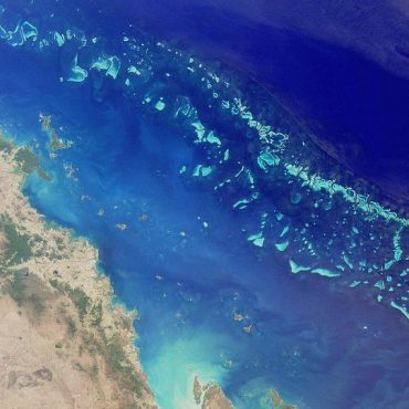 Büyük Set Resifi uydu görüntüsü