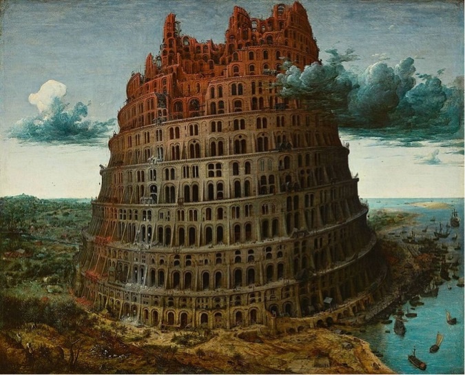 Babil Kulesi 1563 (Rotterdam versiyonu) 60 × 74,5 cm